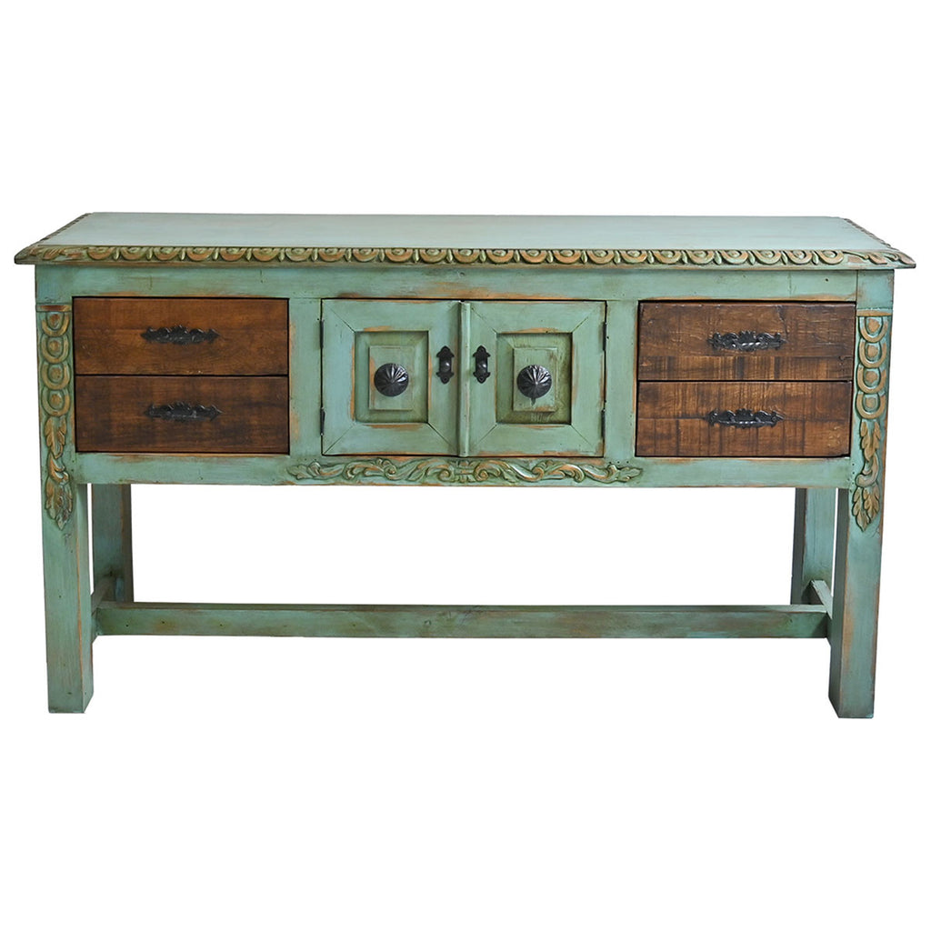 Bremerton Console Table - Turquoise