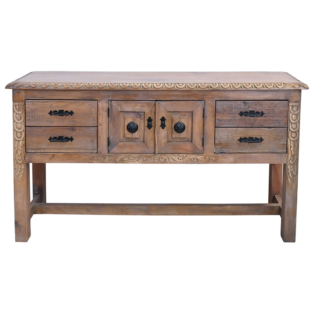 Bremerton Console Table - White Wax