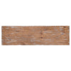 Sioux City Carved Console with Cowhide Accents