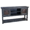 Douglas Carved Buffet with Metal Panels