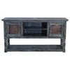 Douglas Carved Buffet with Metal Panels