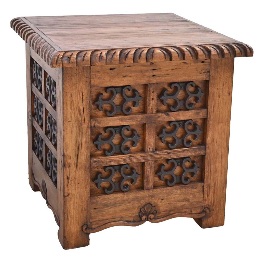 Old World Lodge Side Table