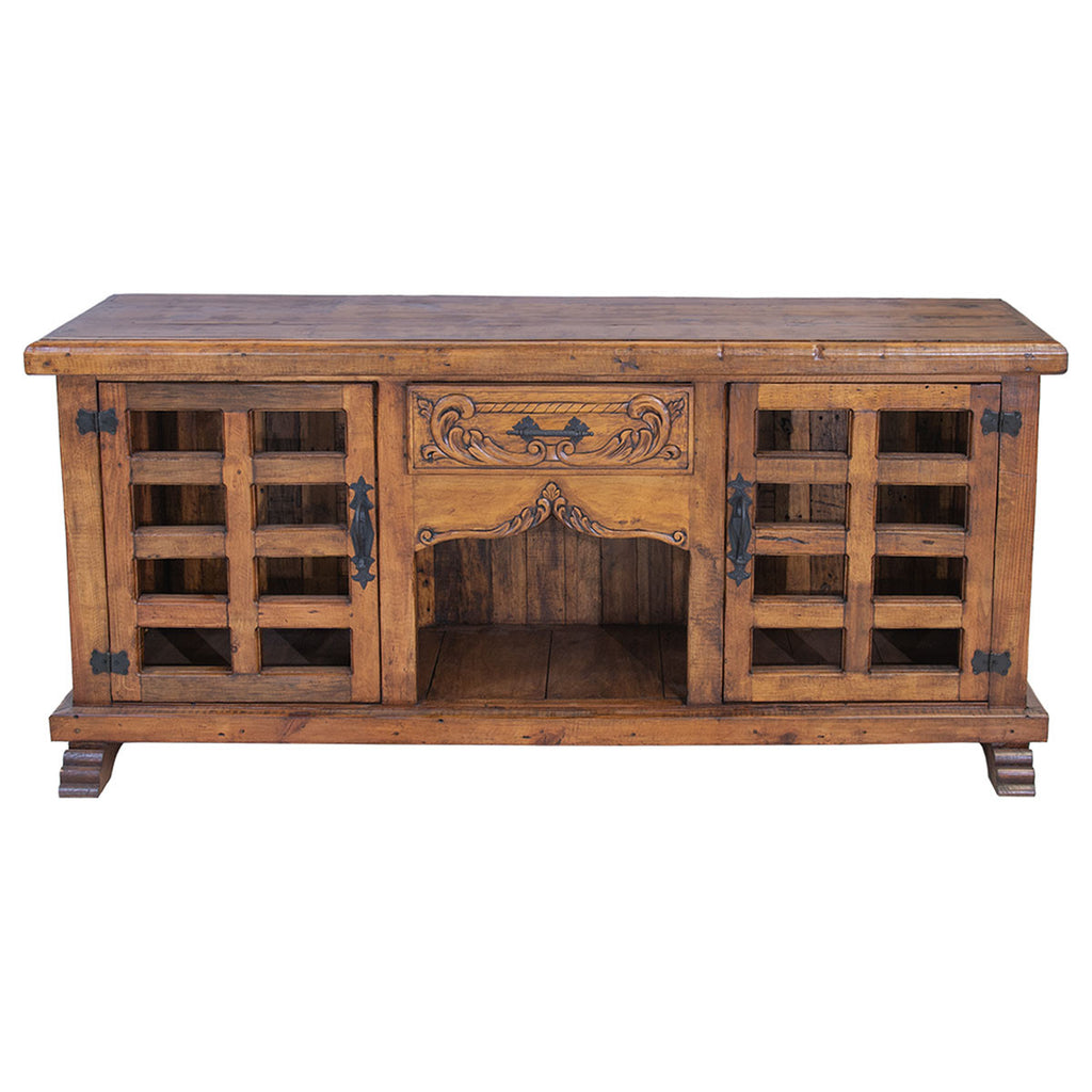 County Line Carved Sideboard - Light Brown