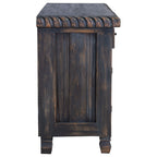 Snohomish Carved Cabinet - Black