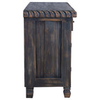 Snohomish Carved Cabinet - Black