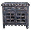 Snohomish Carved Cabinet - Black