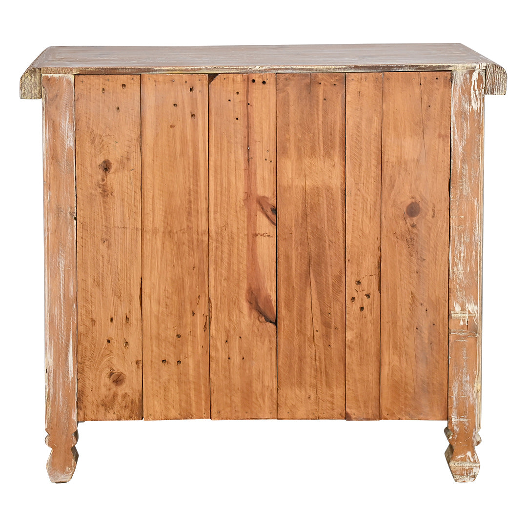 Weathered Dunes Carved Cabinet