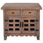 Snohomish Carved Cabinet - Natural