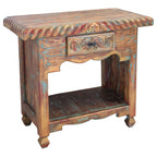 Lake Tahoe Carved Cabinet