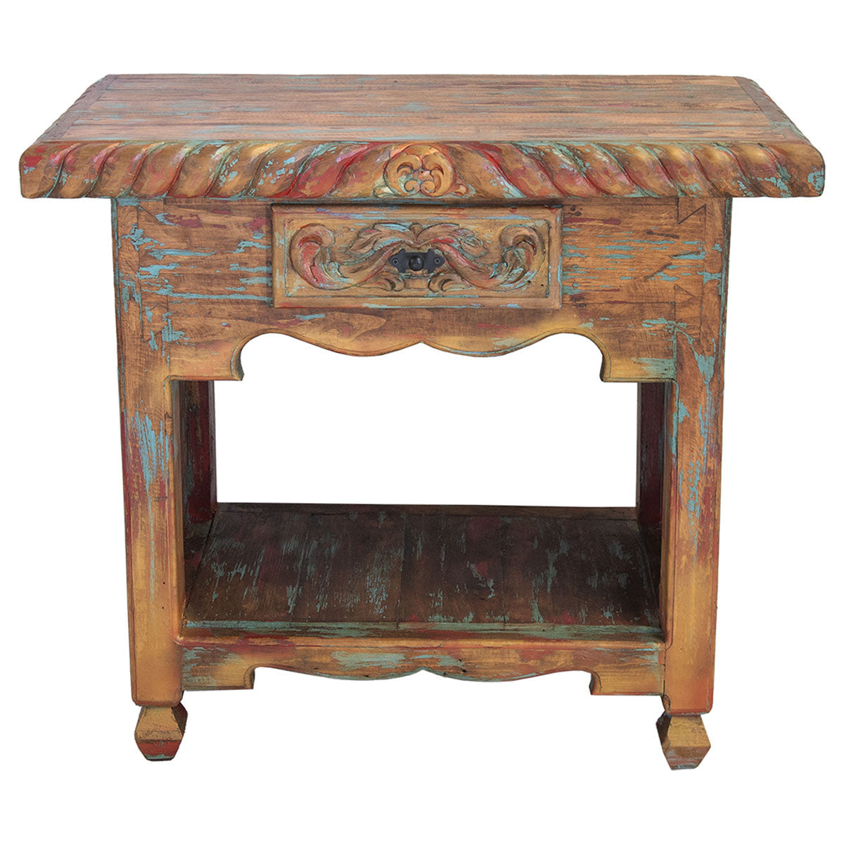 Lake Tahoe Carved Cabinet