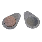 Lava Rock Avocado-Shaped Guacamole & Salsa Set