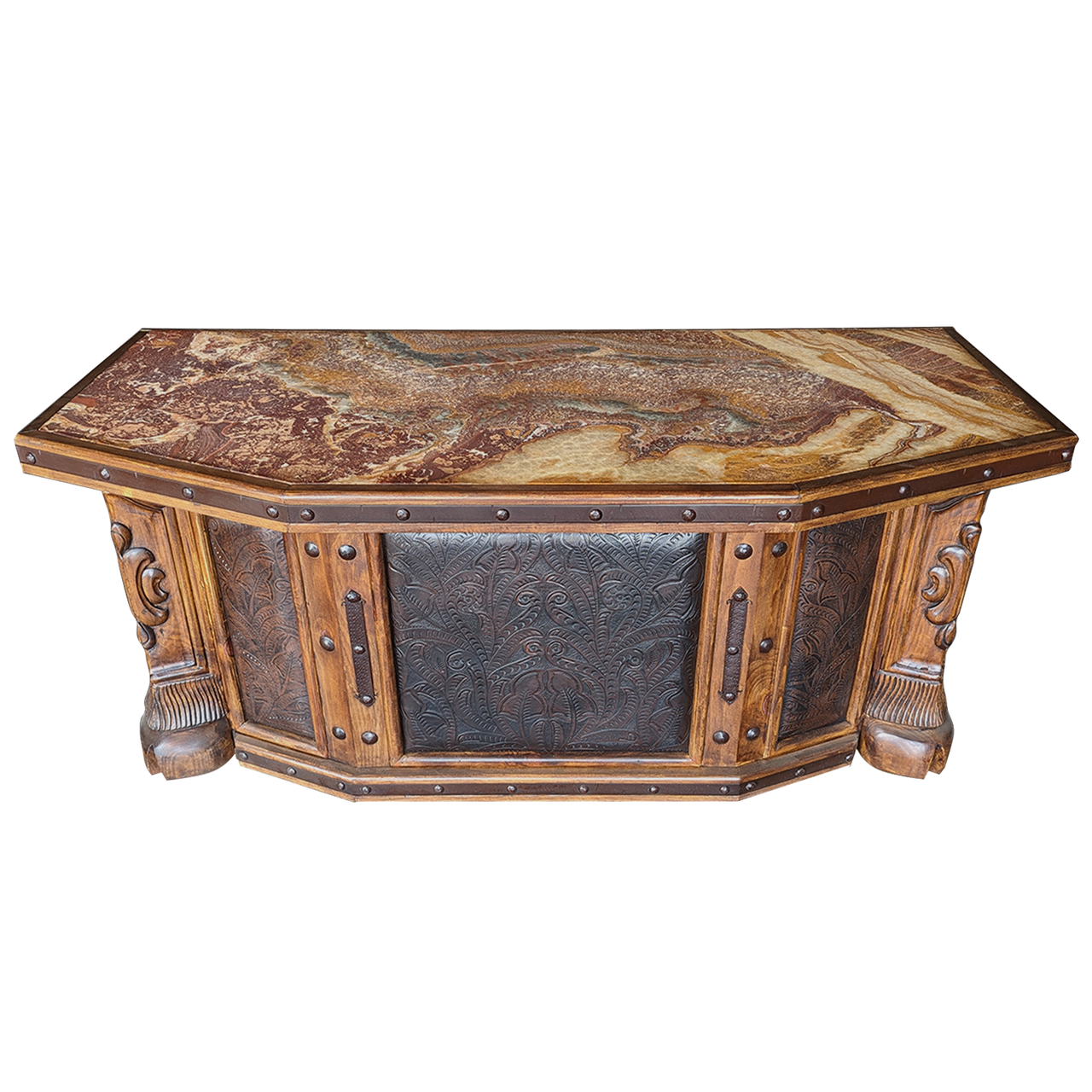 Marble & Leather Desk