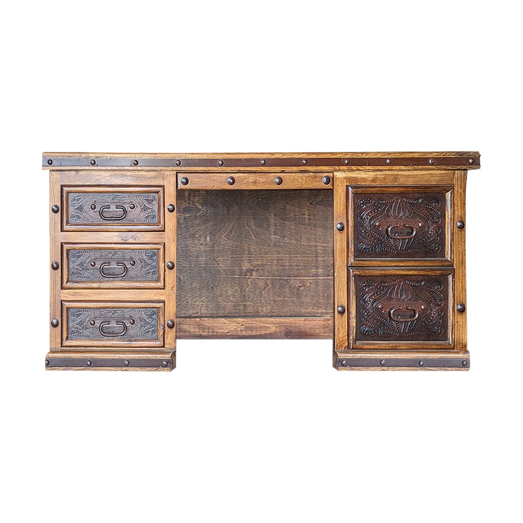 Marble & Leather Desk