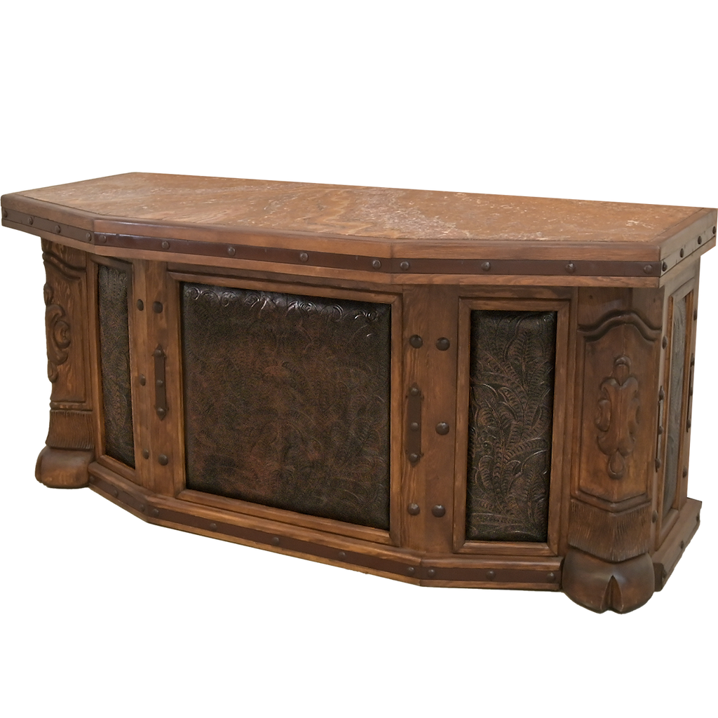 Marble & Leather Desk