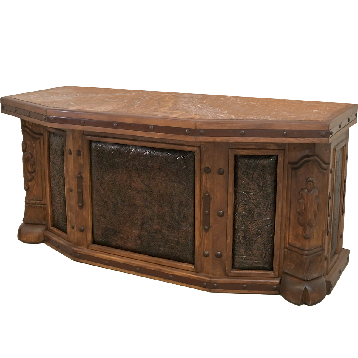 Marble & Leather Desk