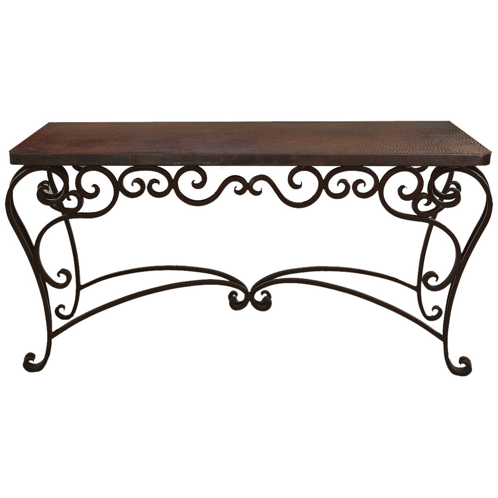 Laredo Copper Sofa Table - 72 Inch