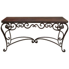 Laredo Copper Sofa Table - 72 Inch
