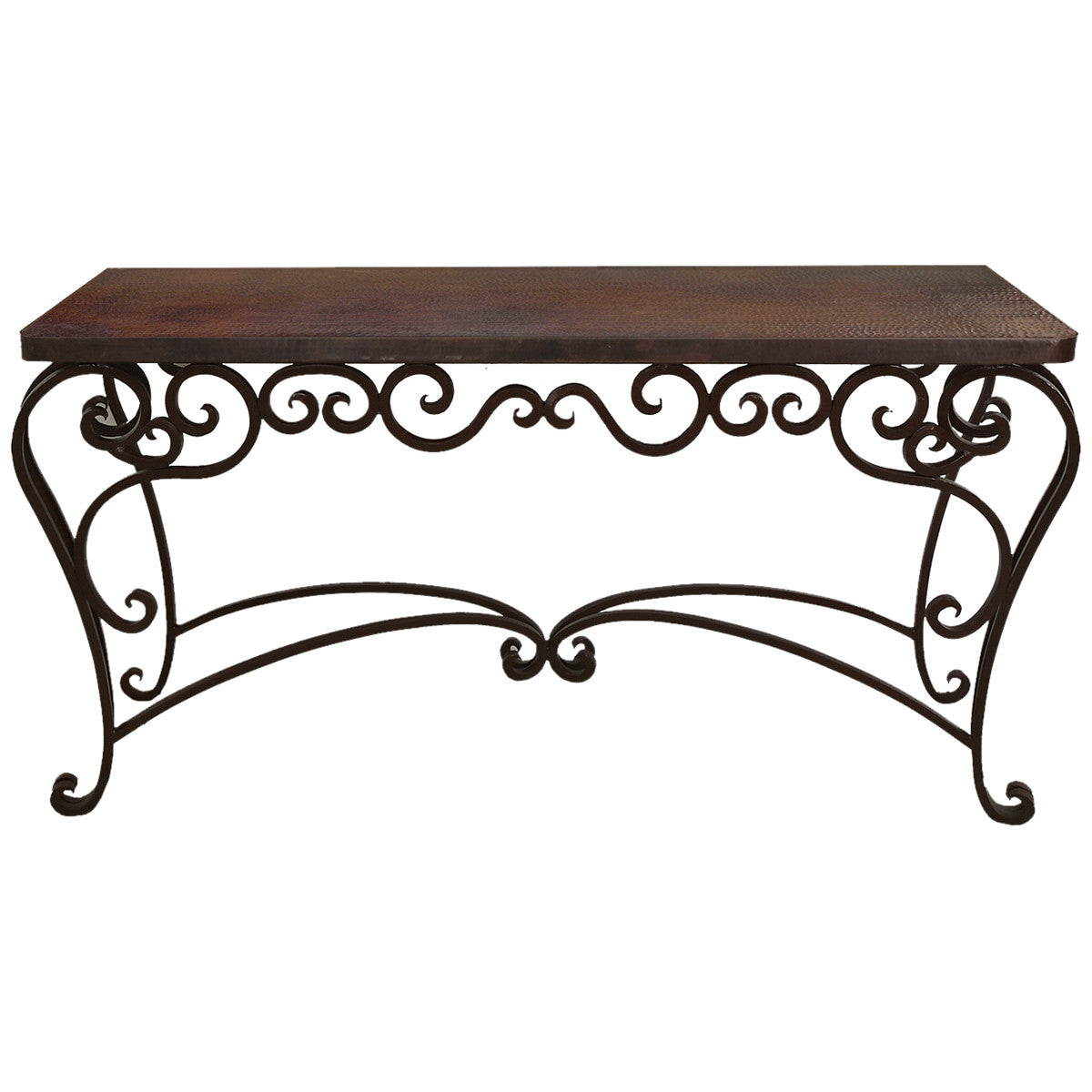Laredo Copper Sofa Table - 72 Inch