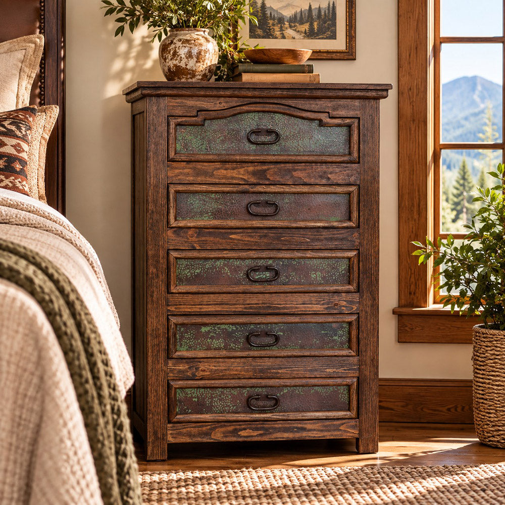 Capitel Copper Tiered Chest