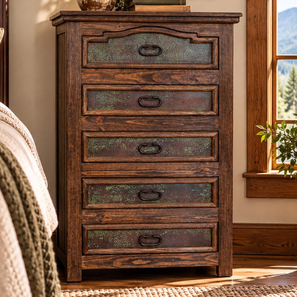 Capitel Copper Tiered Chest