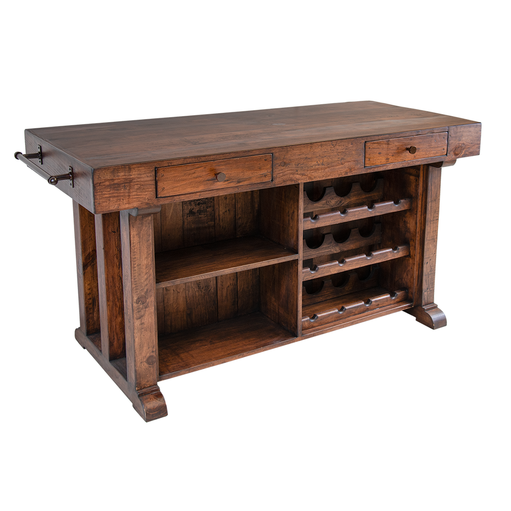 Abilene Rustic Kitchen Island