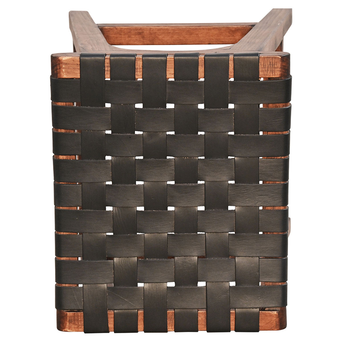 Tupelo Braided Leather Barstool