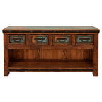 Benjamin Console with Copper Top