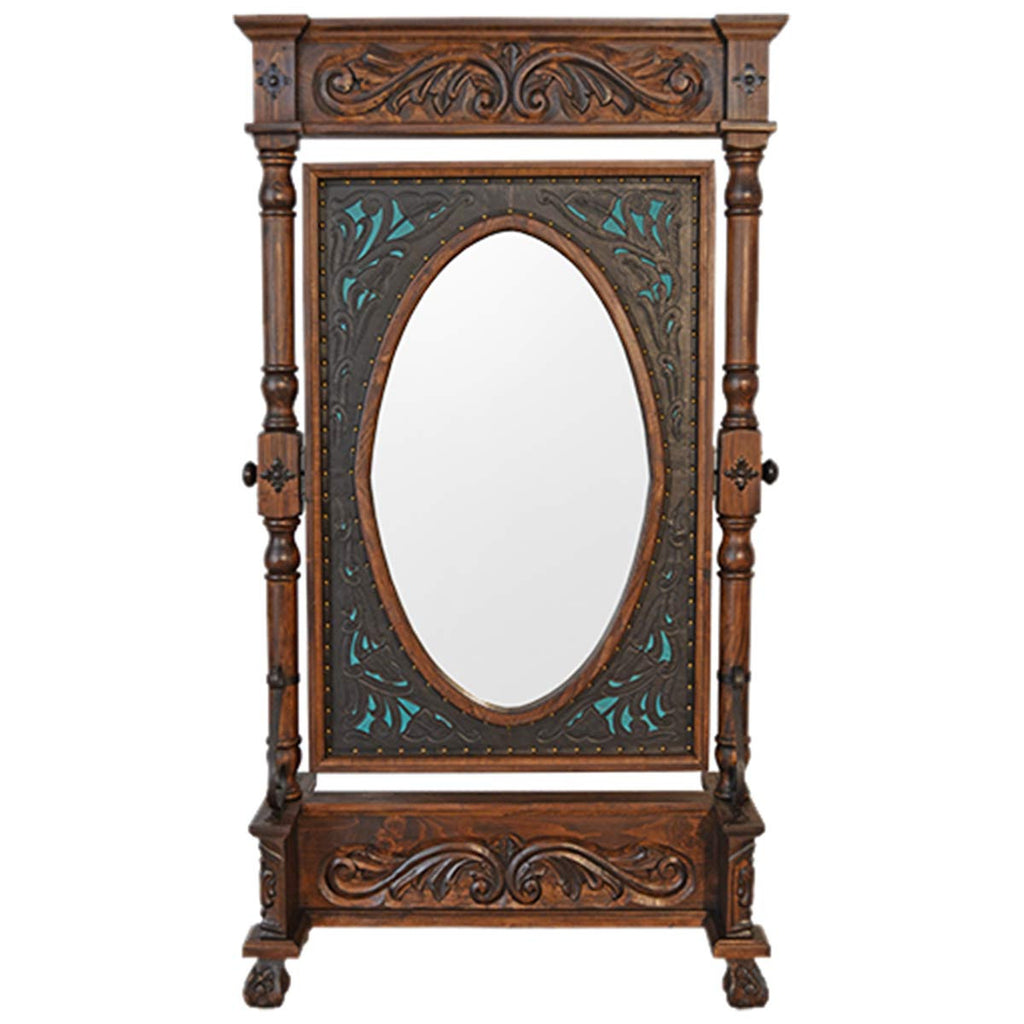 Turquoise Reflections Mirror