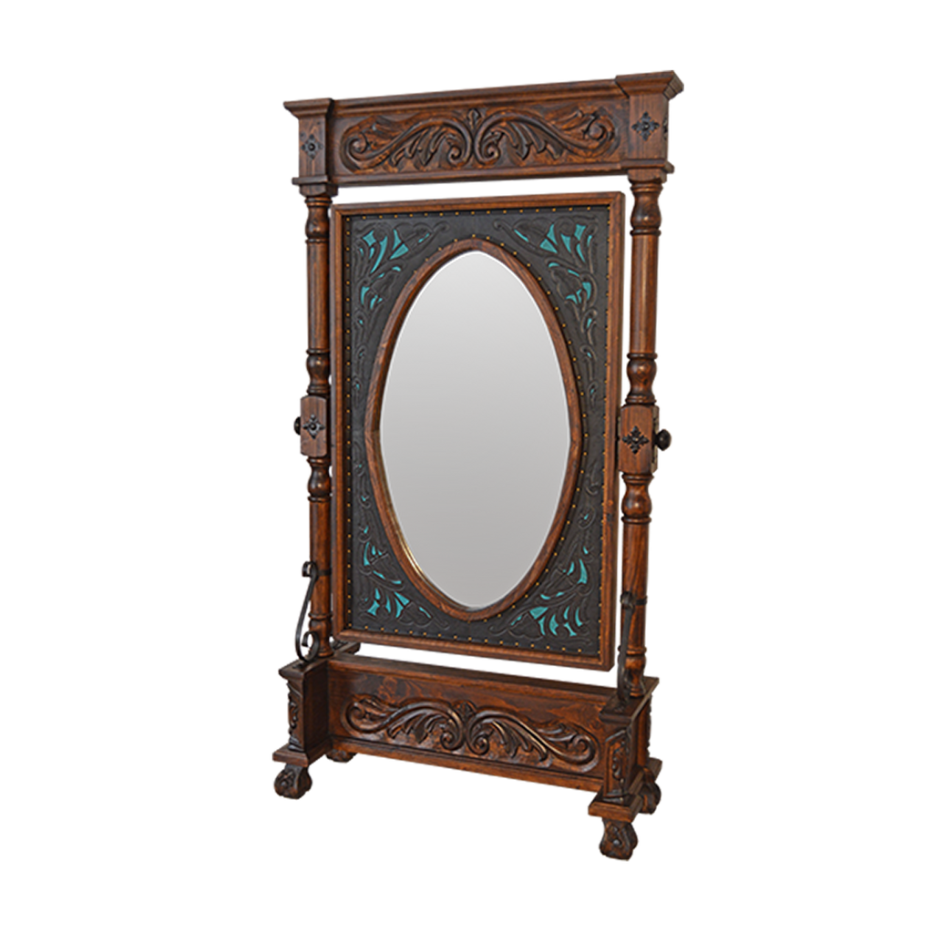 Turquoise Reflections Mirror