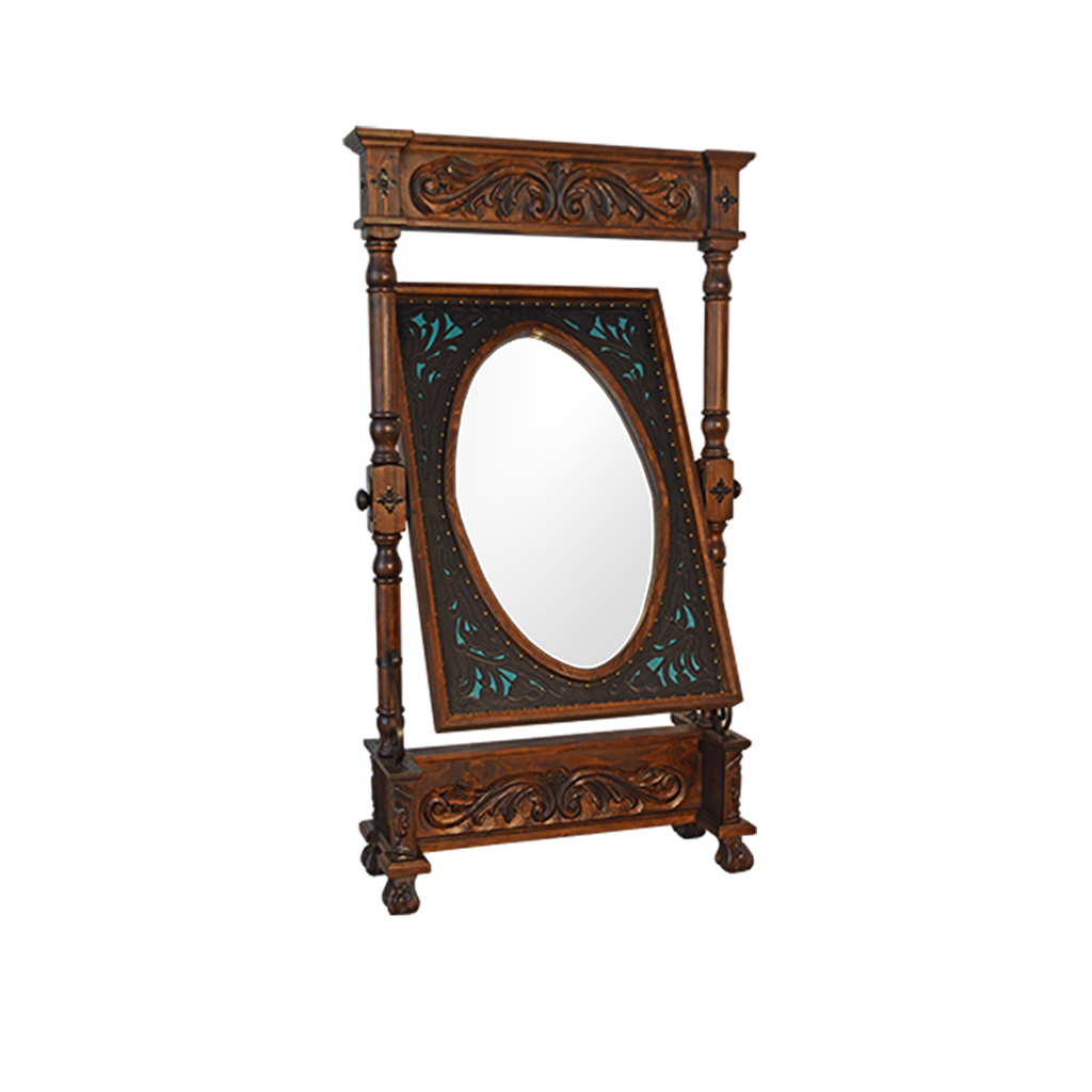 Turquoise Reflections Mirror