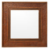 Frisco Tooled Leather Framed Mirror