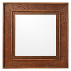 Frisco Tooled Leather Framed Mirror