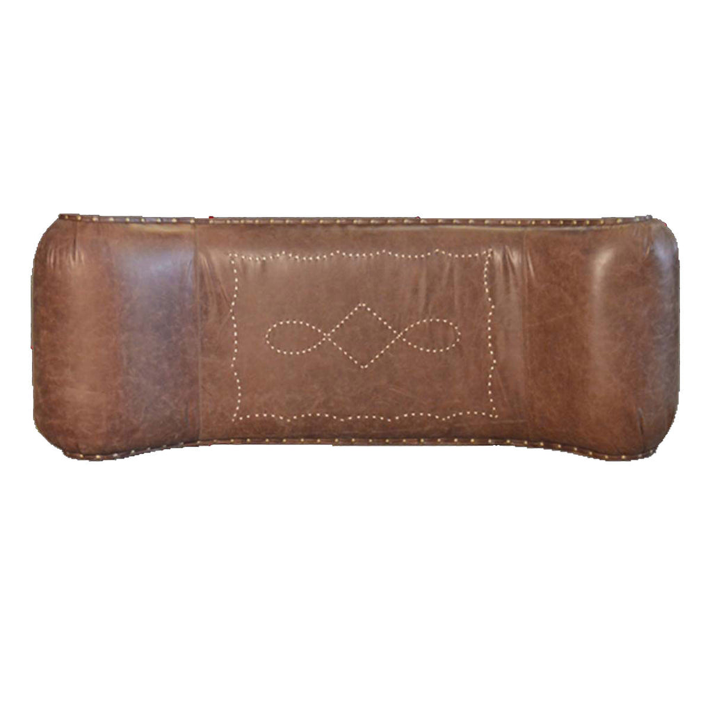 Romanesque Bench Romanesque Leather Bench | Lone Star Western Decor