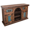 Carson City Copper-Top Buffet & Wine Cabinet