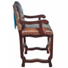 Canyon City Leather Barstool