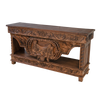 Cowhide Saddlehorn Console