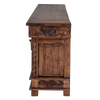 Cowhide Saddlehorn Console