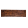 Cowhide Saddlehorn Console