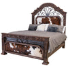 Cattle Baron Iron & Cowhide Bed - Queen