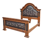 North Fork Tooled Leather Bed - King