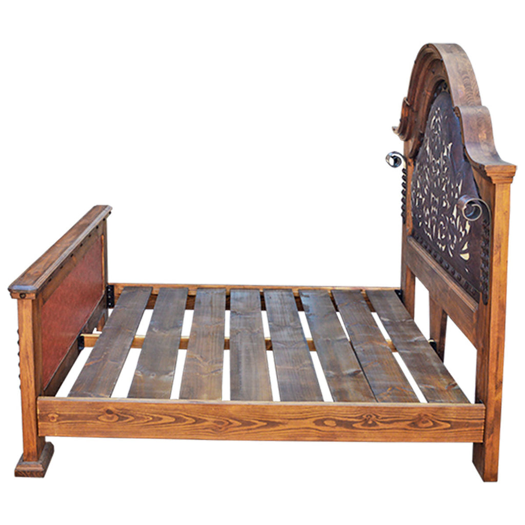 North Fork Tooled Leather Bed - Queen
