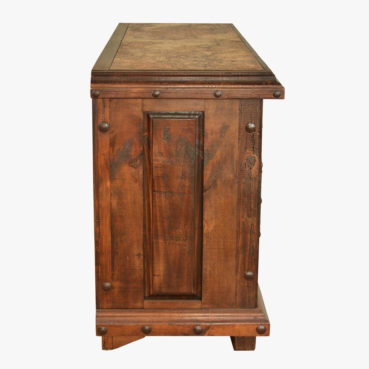Canyon Carved Marble Top Buffet