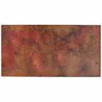 Del City Iron Dining Table with Copper Top