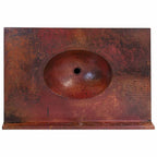 Crossroads Wood and Copper Vanity