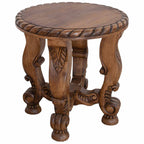 Loretta Hand Carved End Table