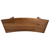 Mirabel Curved Rosewood Desk