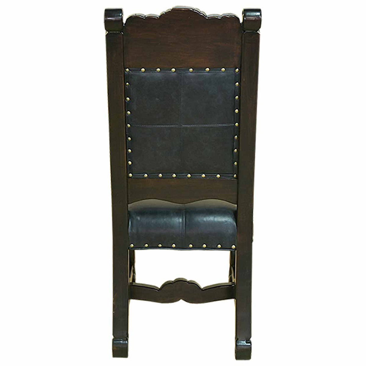 Del Rio Cowhide & Leather Upholstered Dining Chair