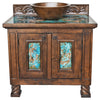 Jamestown Turquoise Copper Vanity with Sink