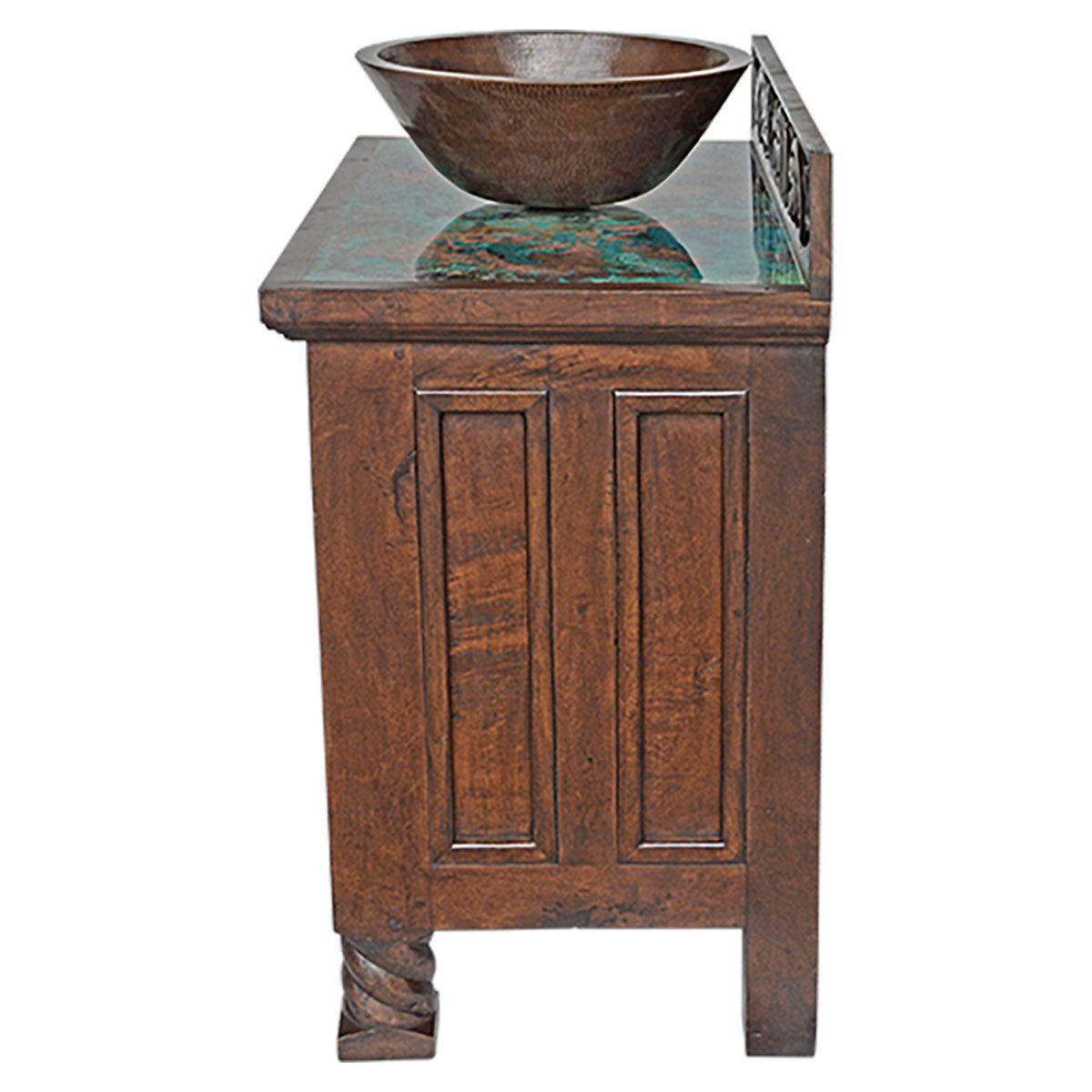 Jamestown Turquoise Copper Vanity with Sink