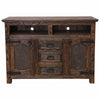Sherwood Solid Wood TV Dresser with Copper Panels